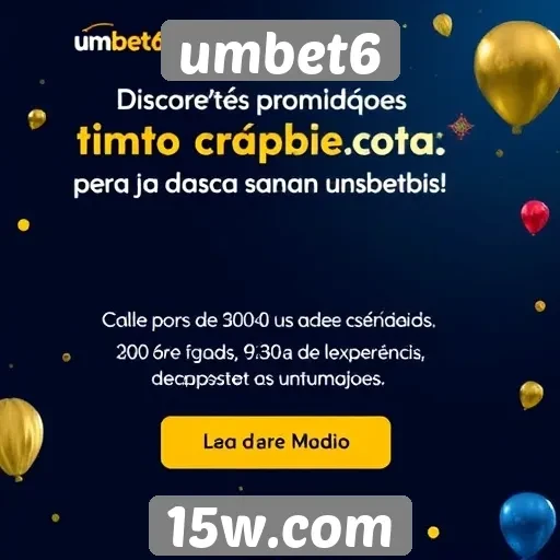 plataforma umbet6 tem promoções atrativas para novos usuários